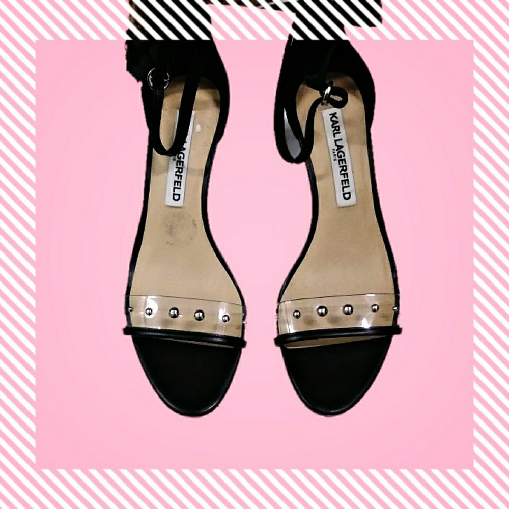 Karl Lagerfeld Clear Sandals